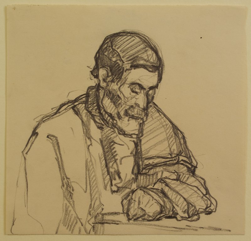 1926 -L'ultima cena (studio di apostolo a mezzo busto)